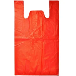 Medium Red Carrier Bag - 18" x 19"