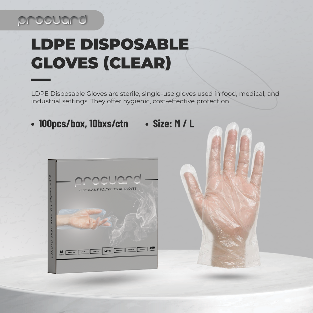 Proguard LDPE Gloves | 100pcs/box - Image 2