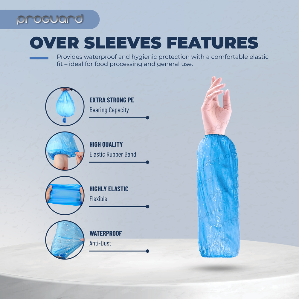 Proguard PE Over Sleeves (Blue) | 100pcs/pack - Image 3