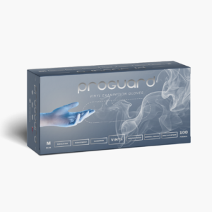 PROGUARD Vinyl Gloves (Powdered) Blue
