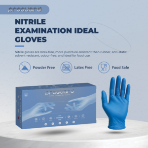 Proguard Nitrile Gloves Ideal (Blue - Powder free) | 100pcs/box
