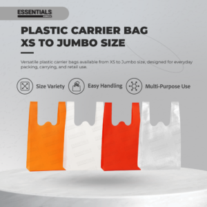 Plastic Carrier Bag | 32+/-pcs/pack
