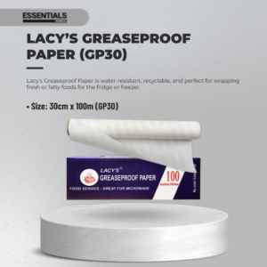 Lacy's Chefbake Greaseproof Paper | 1 roll/box