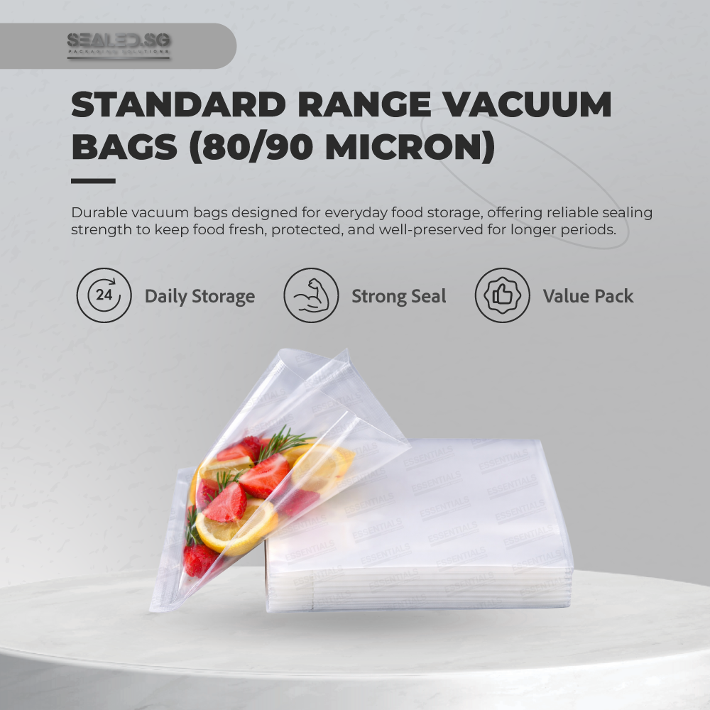 Sealed Vacuum Bag - Standard Range 90micron (−40°C to 70°C) | 100pcs/pack - Image 2